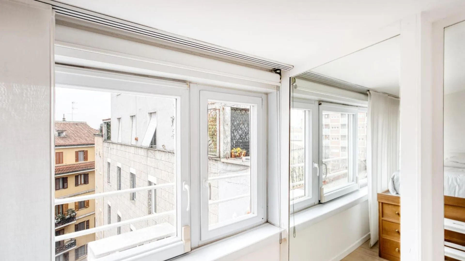 Apartment Morning View Over Milan Italy